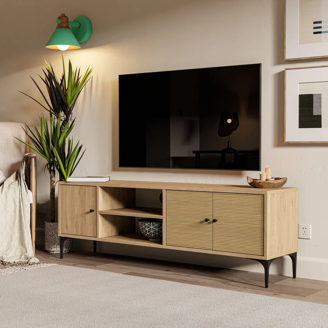 Έπιπλο Τηλεόρασης 1272 Nest Μ150xΠ35xΥ51εκ., All4home